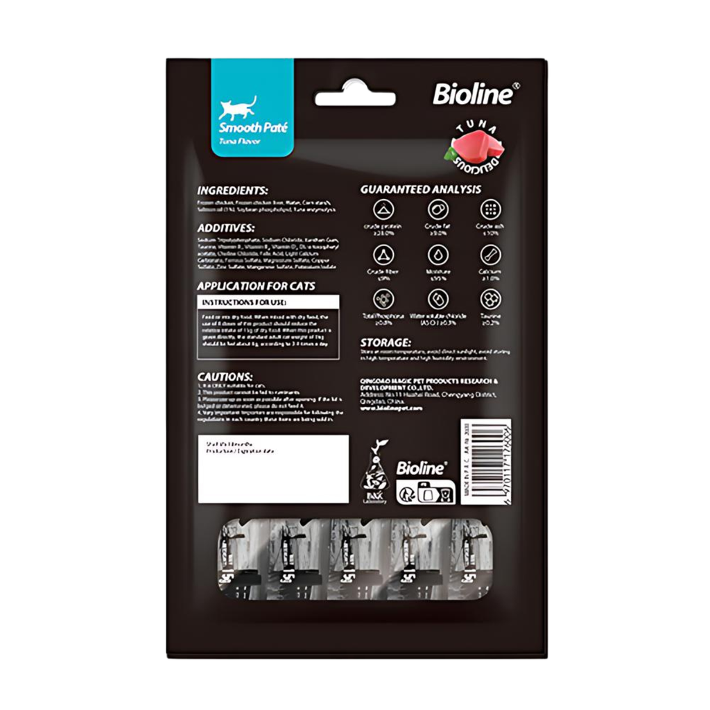 Bioline Natural Feast Smooth Pate-Tuna Flavor (15gx5pcs)